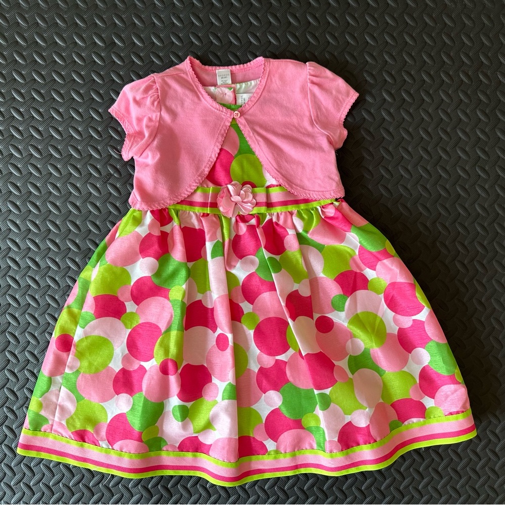 George Dress & Cardigan Set